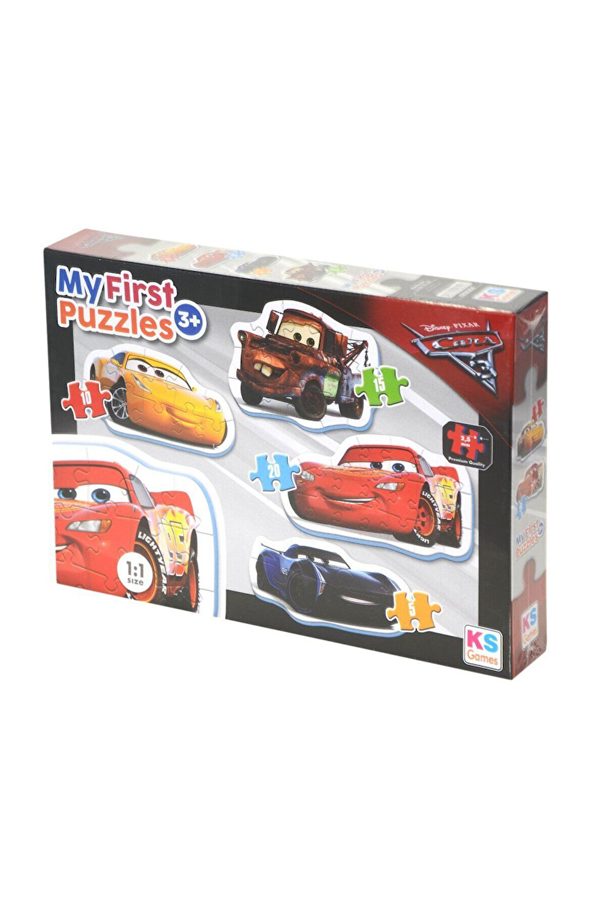 Kız Çocuk Oyuncak CR10304 Cars İlk Puzzlem 4ü1 arada Erkek Çocuk Oyuncak Eğitici Oyuncaklar