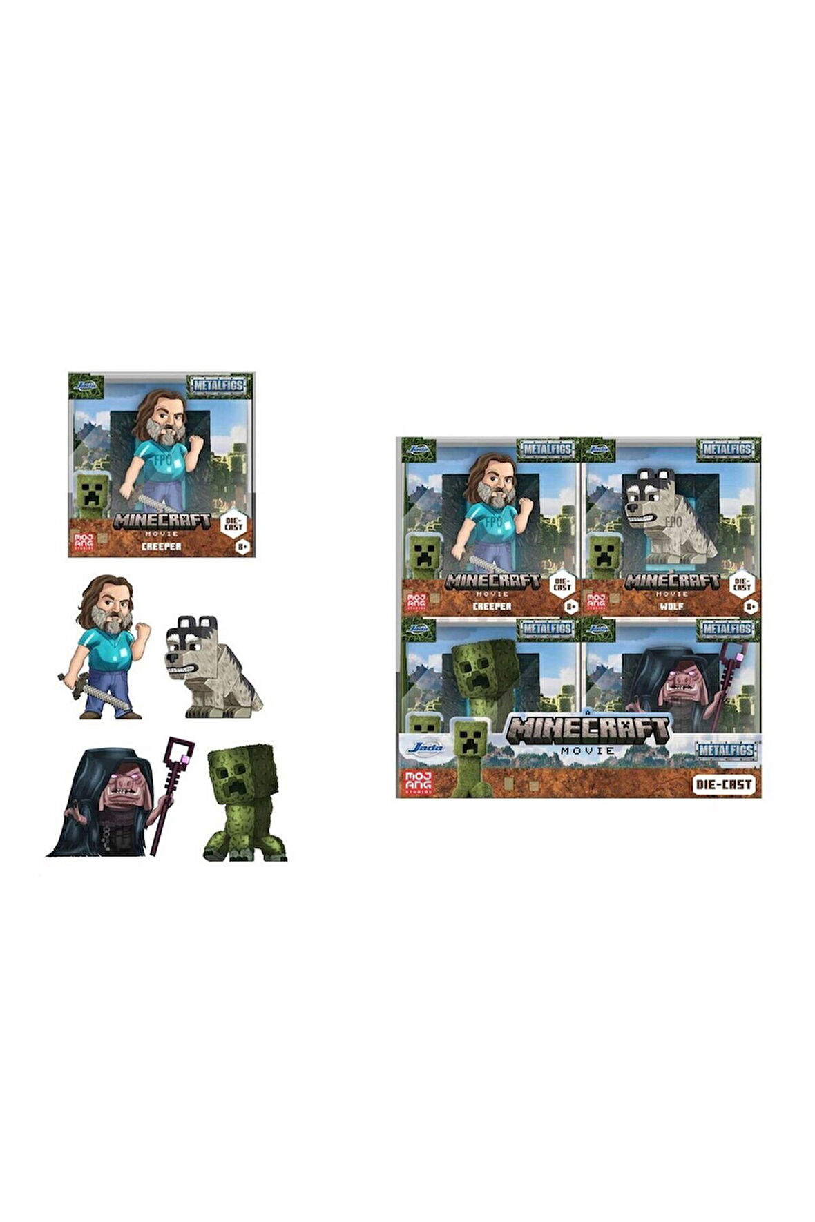 Kız Çocuk Oyuncak 9385138300W05 Minecraft Movie Figures 2 5 Wave 5 Erkek Çocuk Oyuncak Eğitici Oyunc