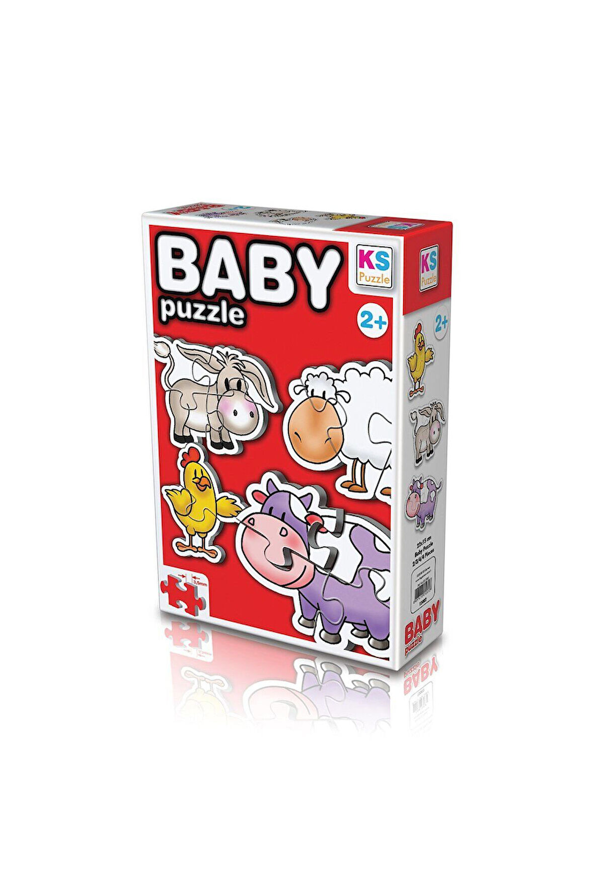 Kız Çocuk Oyuncak 12002 Ks, Baby Puzzle Farm Erkek Çocuk Oyuncak Eğitici Oyuncaklar