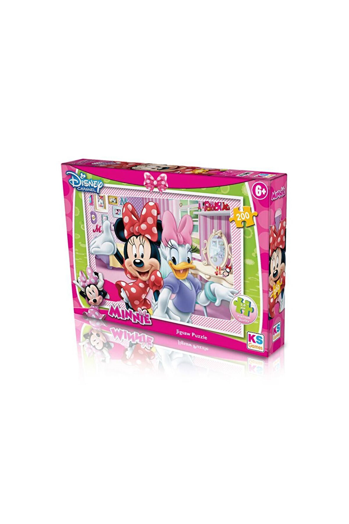 Kız Çocuk Oyuncak Ks Games 200 Parça Minnie Çocuk Puzzle Erkek Çocuk Oyuncak Eğitici Oyuncaklar