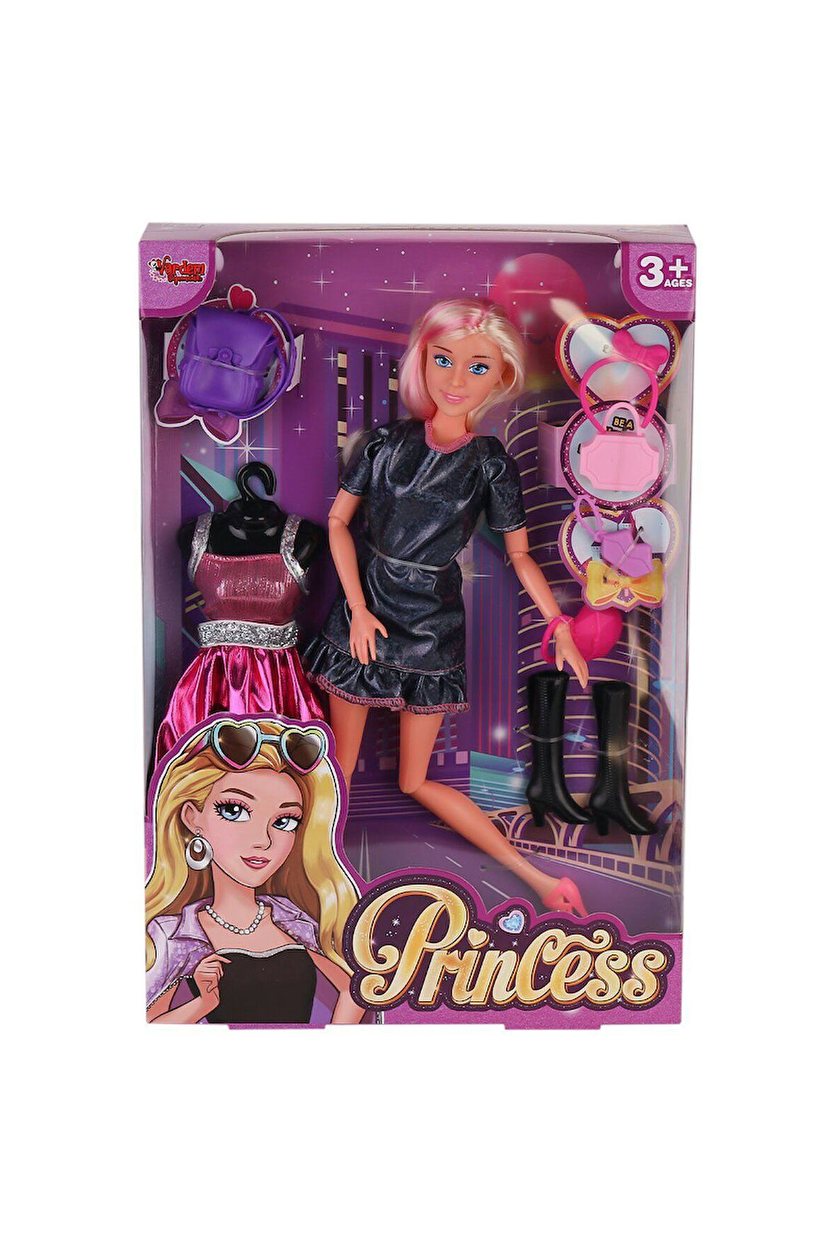 Kız Çocuk Oyuncak WG-66813 Kutulu 29cm Yedek Elbiseli Bebek Erkek Çocuk Oyuncak Eğitici Oyuncaklar