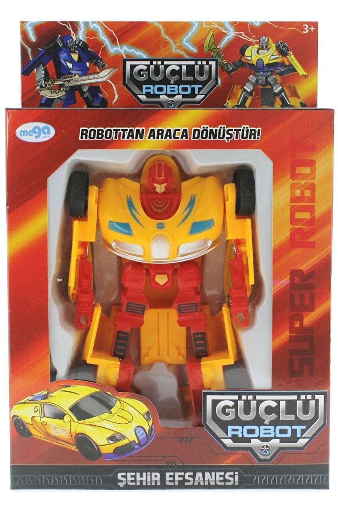 Kız Çocuk Oyuncak Araca Dönüşen Sarı Güçlü Robot Erkek Çocuk Oyuncak Eğitici Oyuncaklar