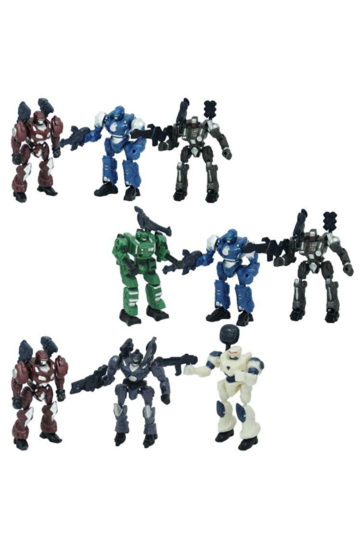 Kız Çocuk Oyuncak Sunman Mars Heros 35 Parça Figür Erkek Çocuk Oyuncak Eğitici Oyuncaklar