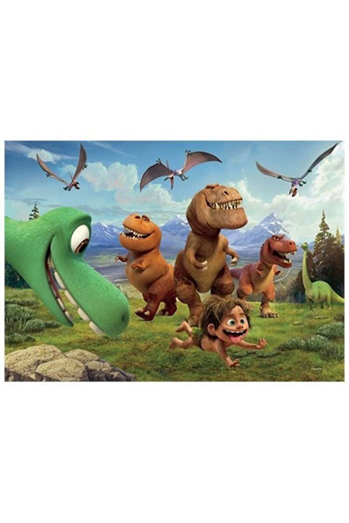Kız Çocuk Oyuncak 100 Parça Good Dinosaur Yapboz Erkek Çocuk Oyuncak Eğitici Oyuncaklar