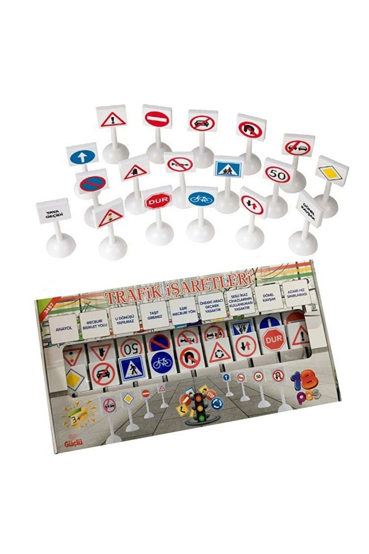 Kız Çocuk Oyuncak Erkek Çocuk Oyuncak Trafik İşaretleri Eğitici Oyuncaklar
