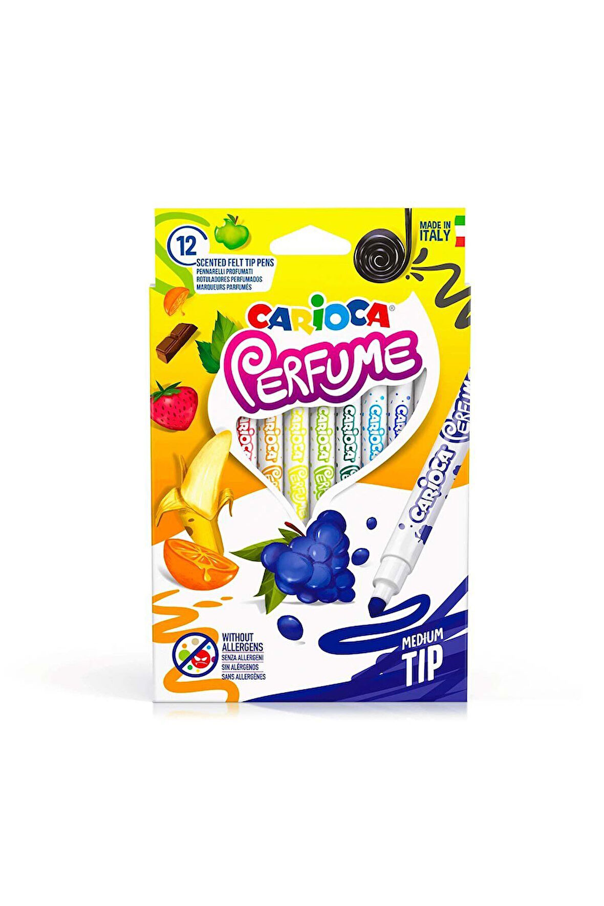 Kız Çocuk Oyuncak Carioca Kokulu Keçeli Boya Kalemi 12'li Erkek Çocuk Oyuncak Eğitici Oyuncaklar