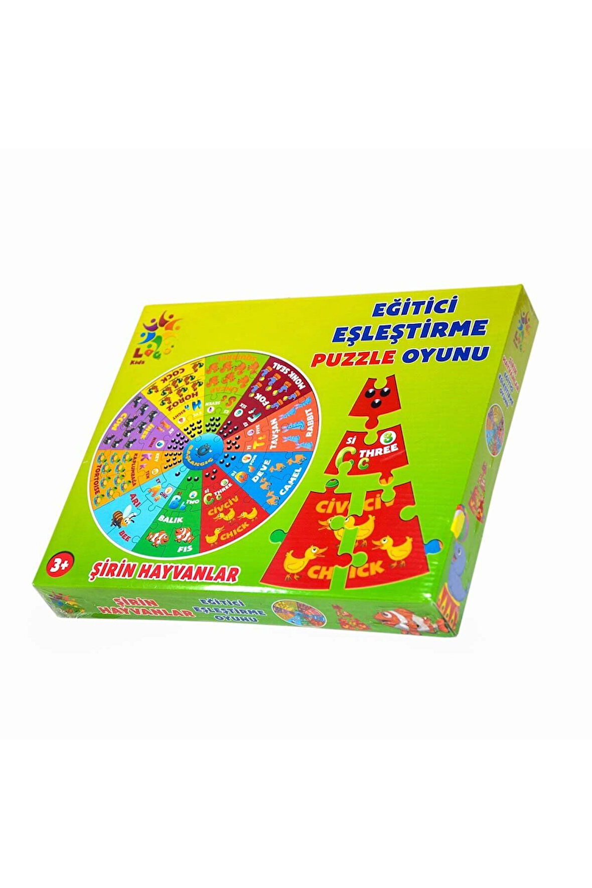 Kız Çocuk Oyuncak Şirin Hayvanlar İngilizce Erkek Çocuk Oyuncak Eğitici Puzzle Erkek Çocuk Oyuncak E