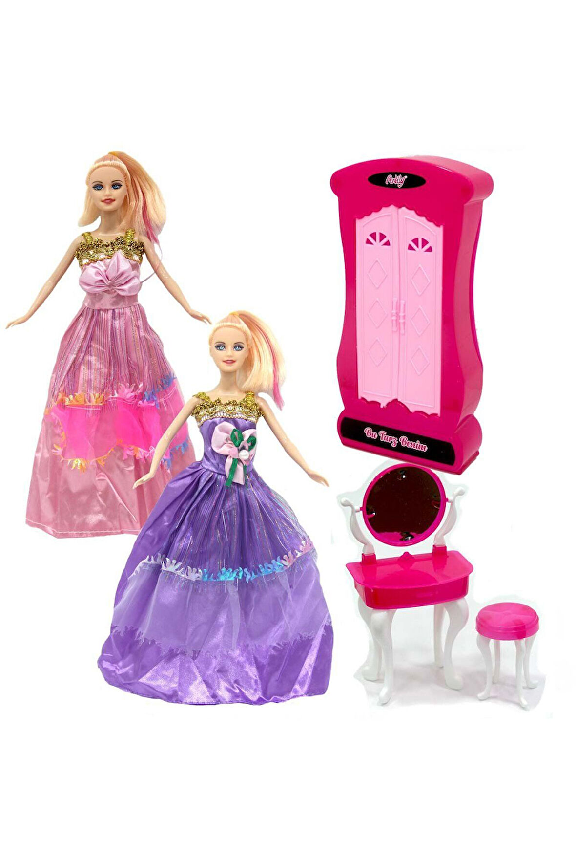 Kız Çocuk Oyuncak Anlily Makyaj Masalı Dolaplı Bebek Erkek Çocuk Oyuncak Eğitici Oyuncaklar