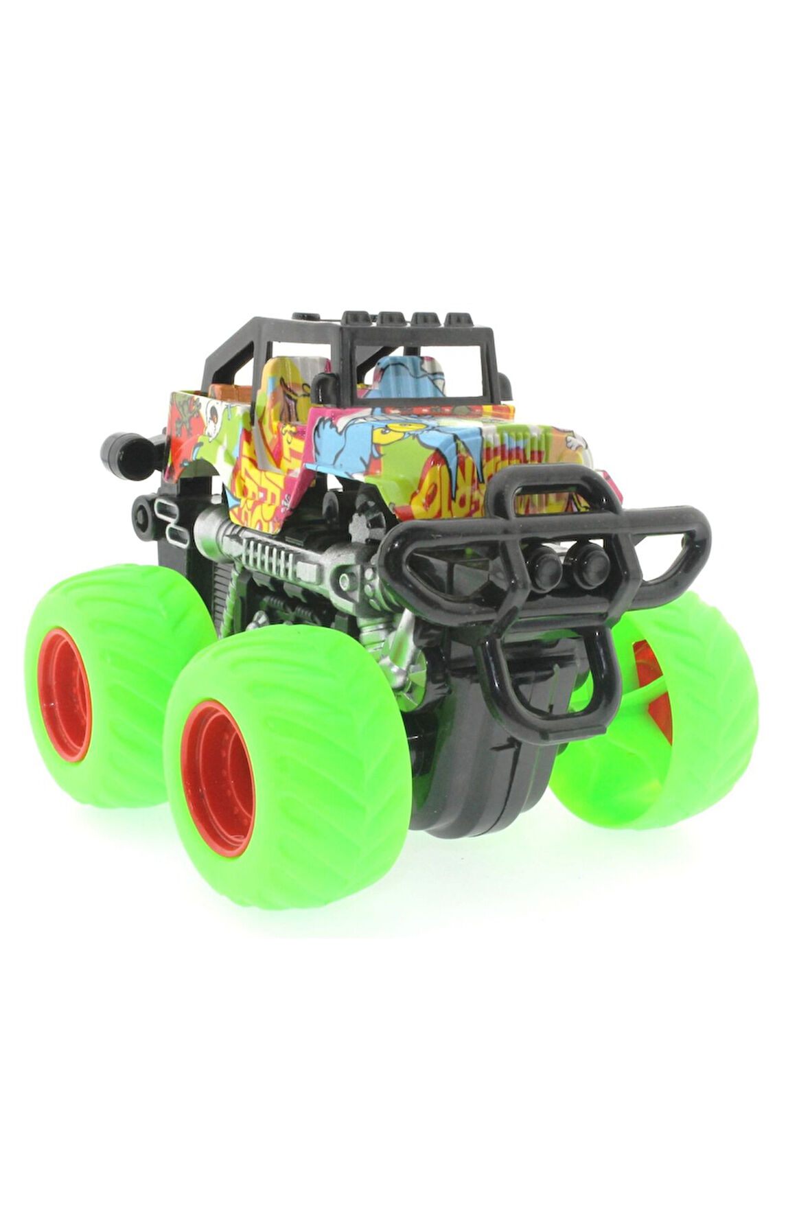 Kız Çocuk Oyuncak Die Cast Off Road Dev Yeşil Teker Araba Erkek Çocuk Oyuncak Eğitici Oyuncaklar