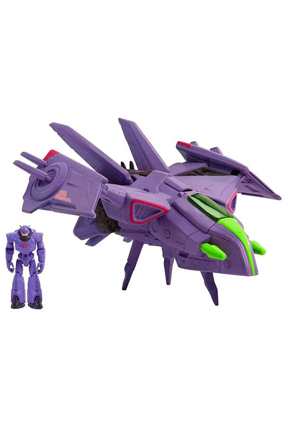 Kız Çocuk Oyuncak Lightyear Zurg Savaş Uçağı Figürü HHJ61 Erkek Çocuk Oyuncak Eğitici Oyuncaklar