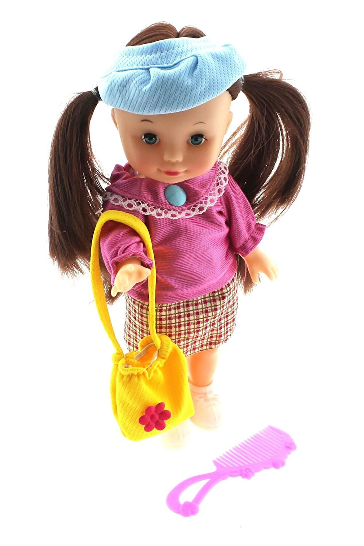 Kız Çocuk Oyuncak Pembe Saten Elbiseli Et Bebek Erkek Çocuk Oyuncak Eğitici Oyuncaklar