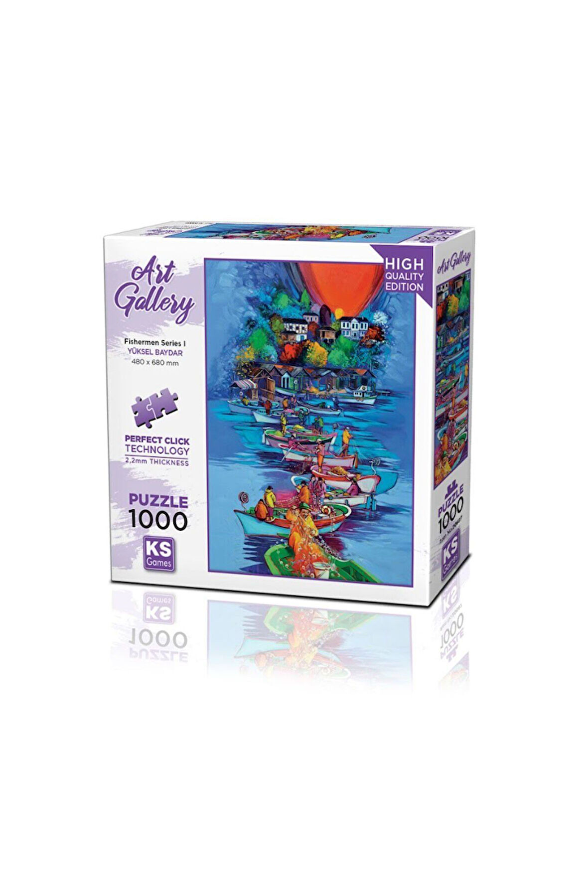 Kız Çocuk Oyuncak 20687 Fishermen Series I 1000 Parça Puzzle -KSPuzzle Erkek Çocuk Oyuncak Eğitici O