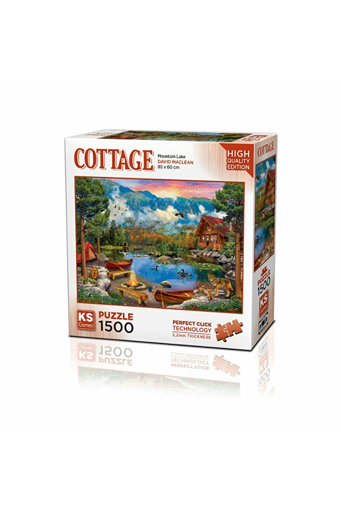 Kız Çocuk Oyuncak 22036 Mountain Lake 1500 Parça Puzzle -KS Erkek Çocuk Oyuncak Eğitici Oyuncaklar