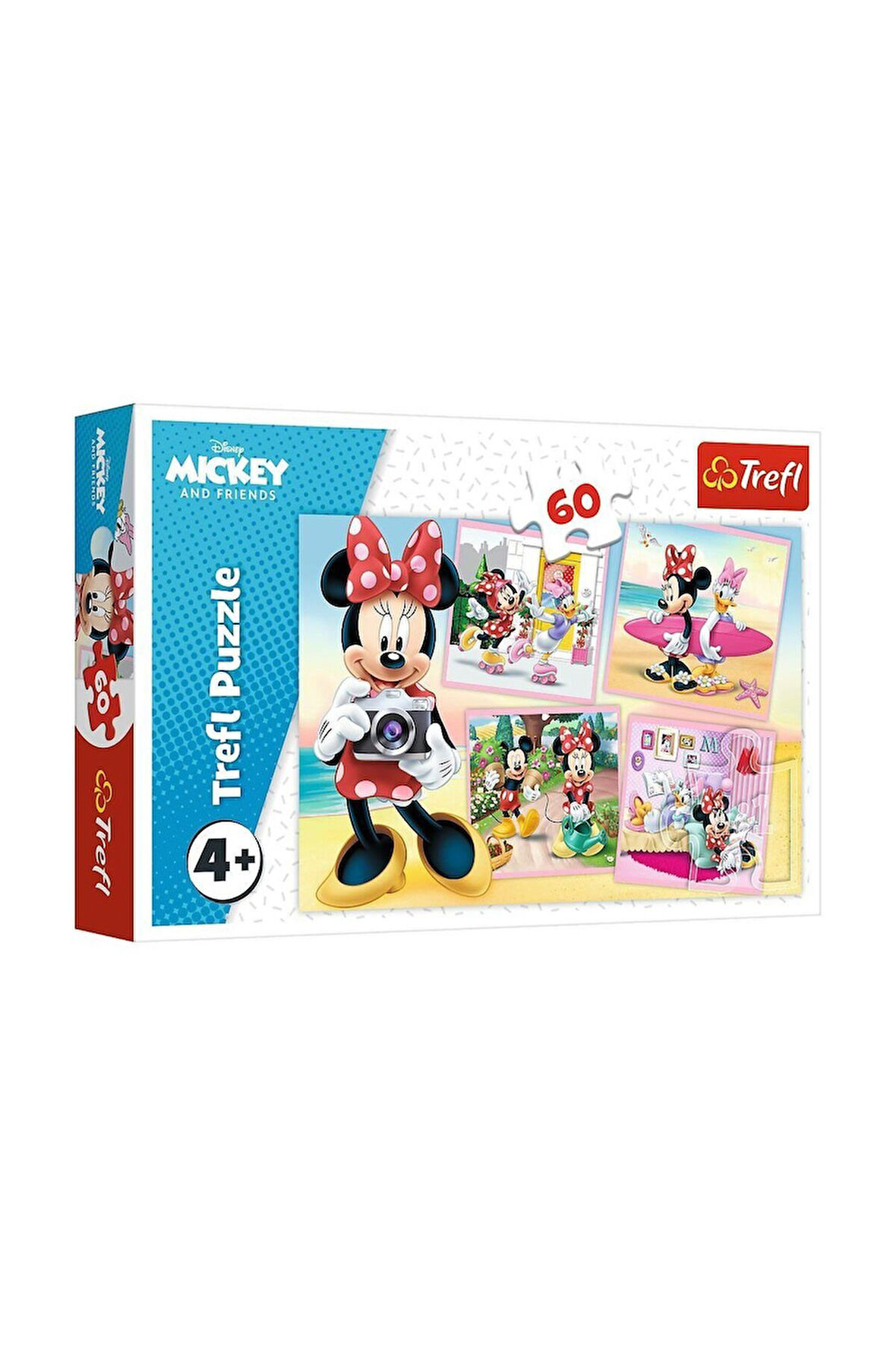 Kız Çocuk Oyuncak PUZZLE-17360 Mickey 60 Parça Puzzle Erkek Çocuk Oyuncak Eğitici Oyuncaklar