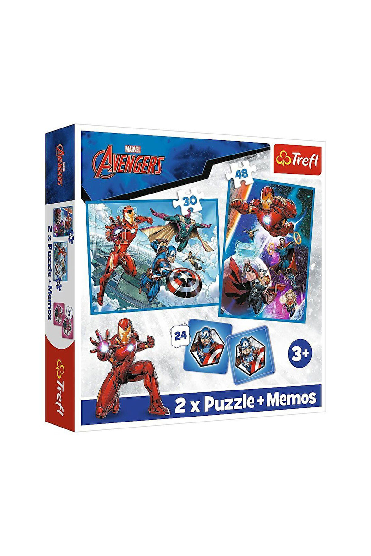 Kız Çocuk Oyuncak PUZZLE-93333 2W1 The Avengers Çocuk Puzzle Erkek Çocuk Oyuncak Eğitici Oyuncaklar