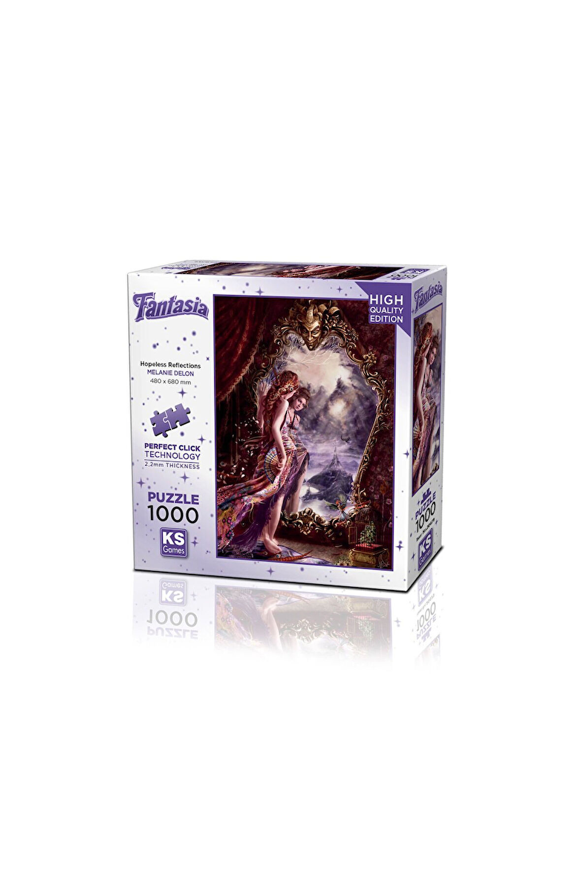 Kız Çocuk Oyuncak KS Puzzle 1000 Parça Melanie Delon Hopeless Reflections Eğiticiic