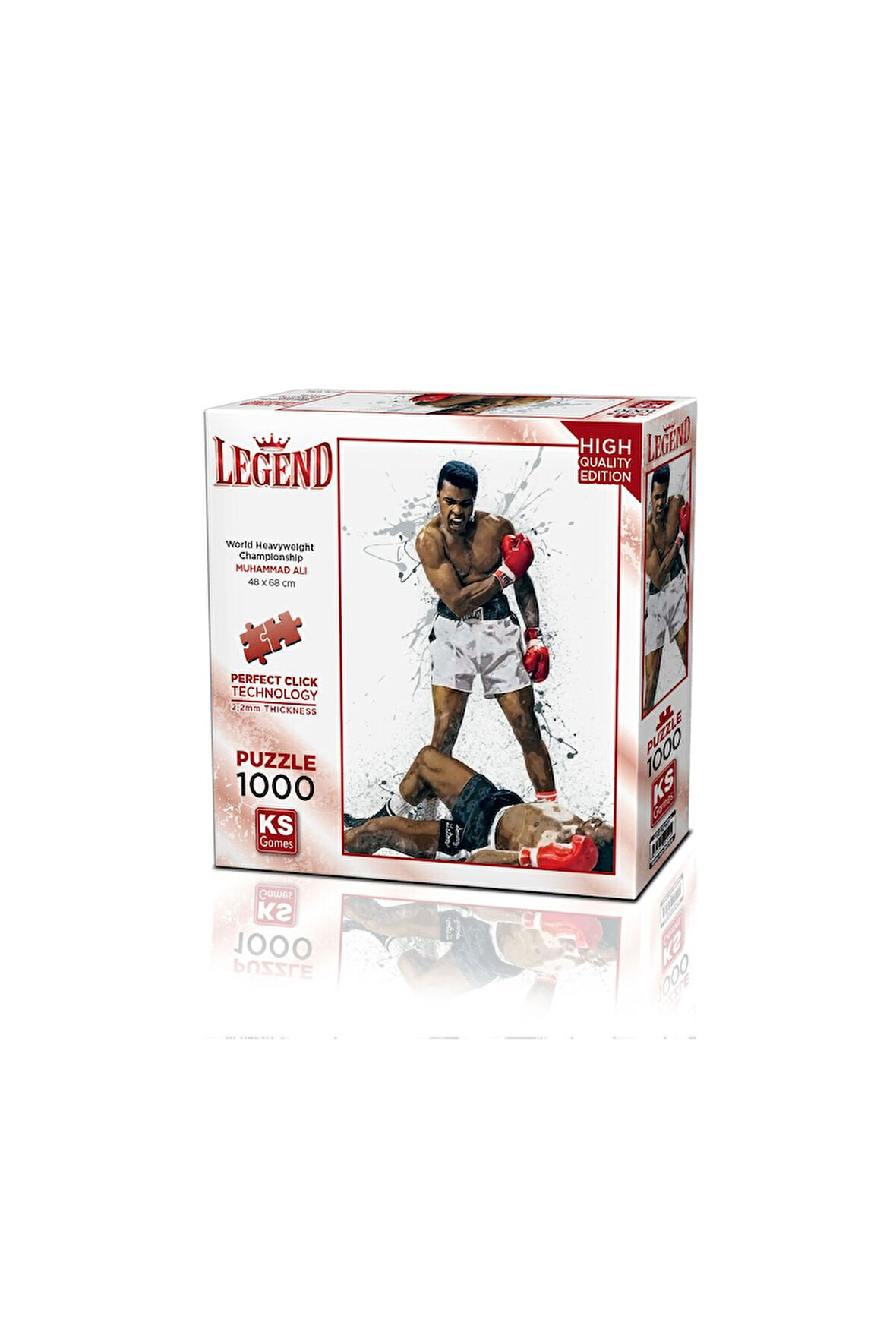 Kız Çocuk Oyuncak KS Puzzle 1000 Parça Legend World Heavyweight Championship