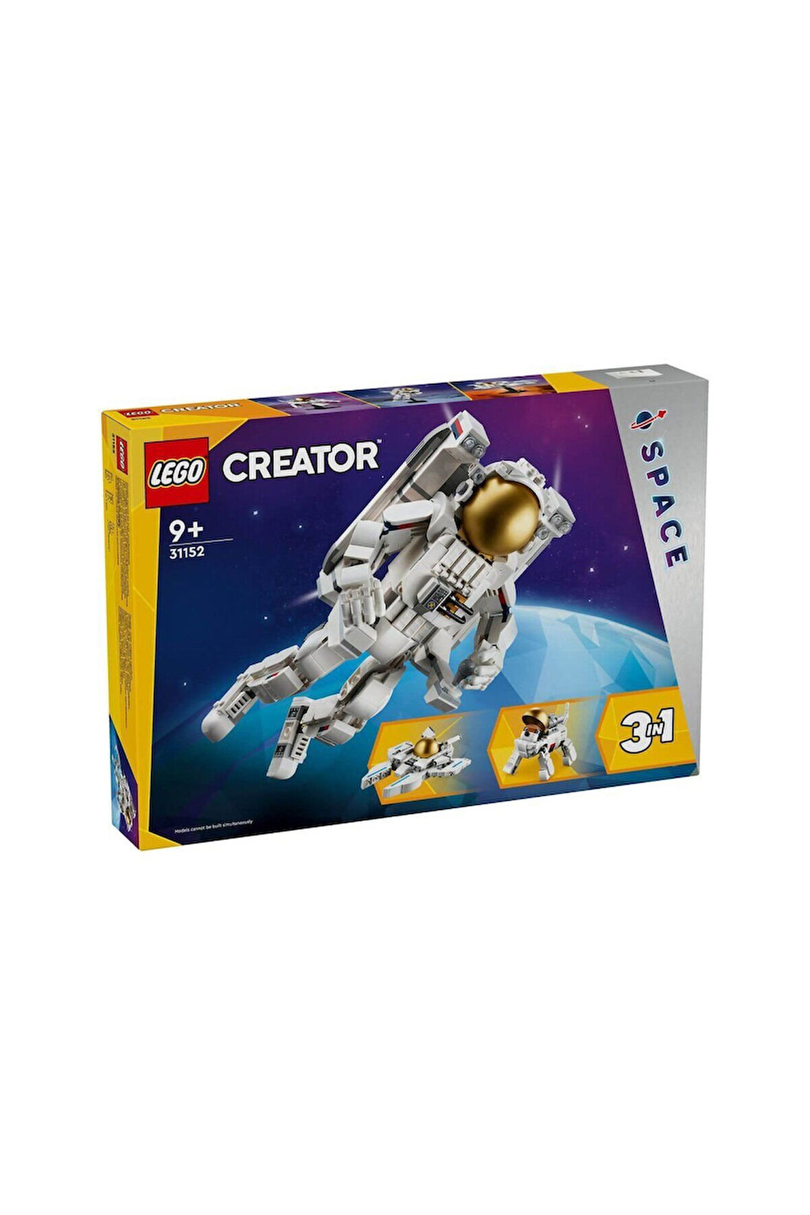 Kız Çocuk Oyuncak 31152 LEGO® Creator 3’ü1 arada Uzay Astronotu 647 parça +9 yaş