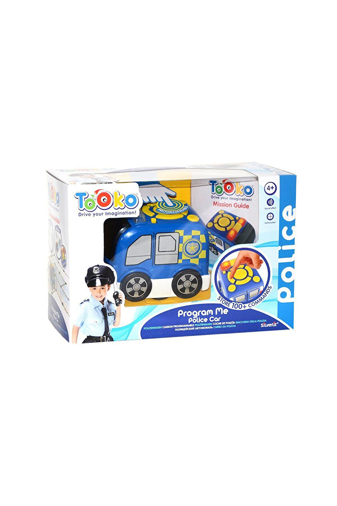 Kız Çocuk Oyuncak SIL/81471 Silverlit Tooko Programlanabilen Polis Aracı Oyun Se