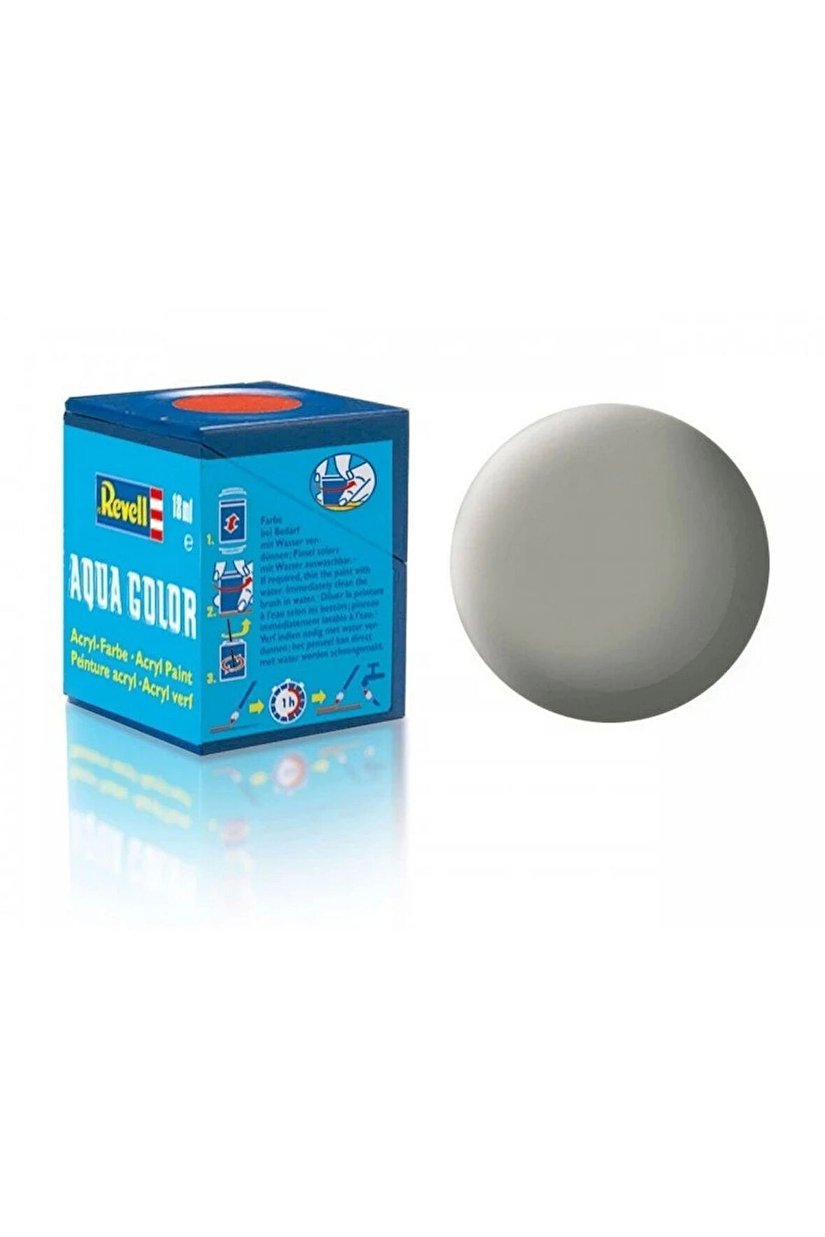Kız Çocuk Oyuncak Aqua Color Stone Grey - Mat Boya- 18 ml Erkek Çocuk Oyuncak Eğitici Oyuncaklar