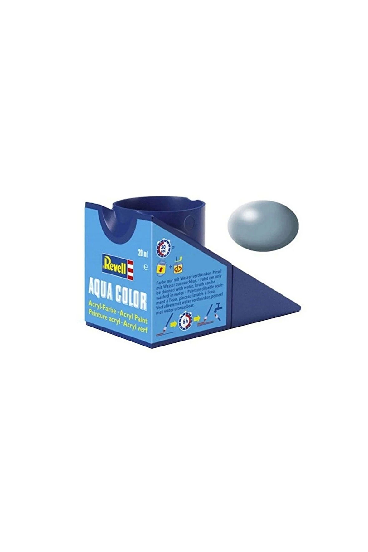 Kız Çocuk Oyuncak Aqua Color Grey Silk Boya - 18 ml Erkek Çocuk Oyuncak Eğitici Oyuncaklar