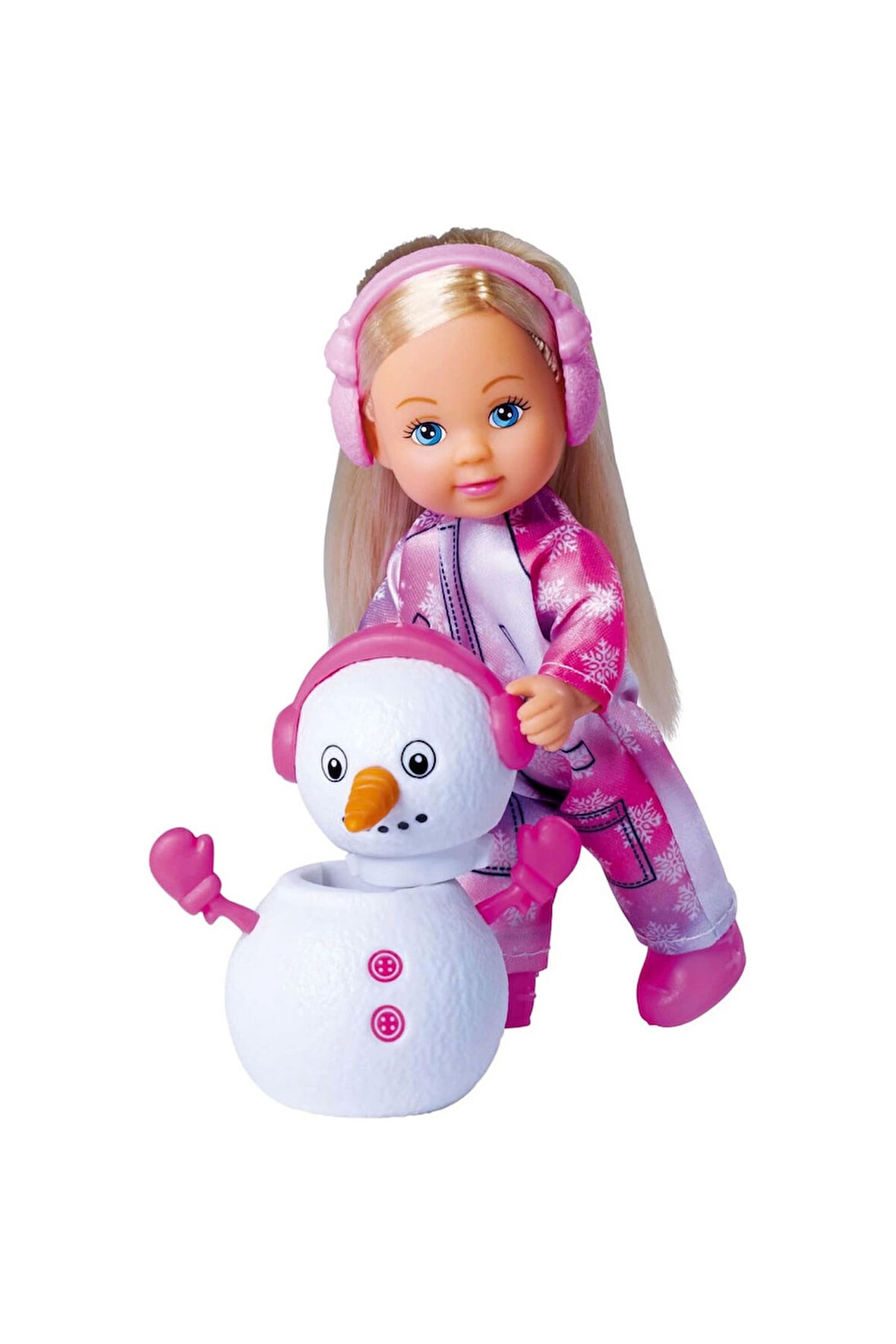 Kız Çocuk Oyuncak Evi Love Sevimli Kar Kıyafeti ve Kardan Adam 12cm Erkek Çocuk Oyuncak Eğitici Oyun
