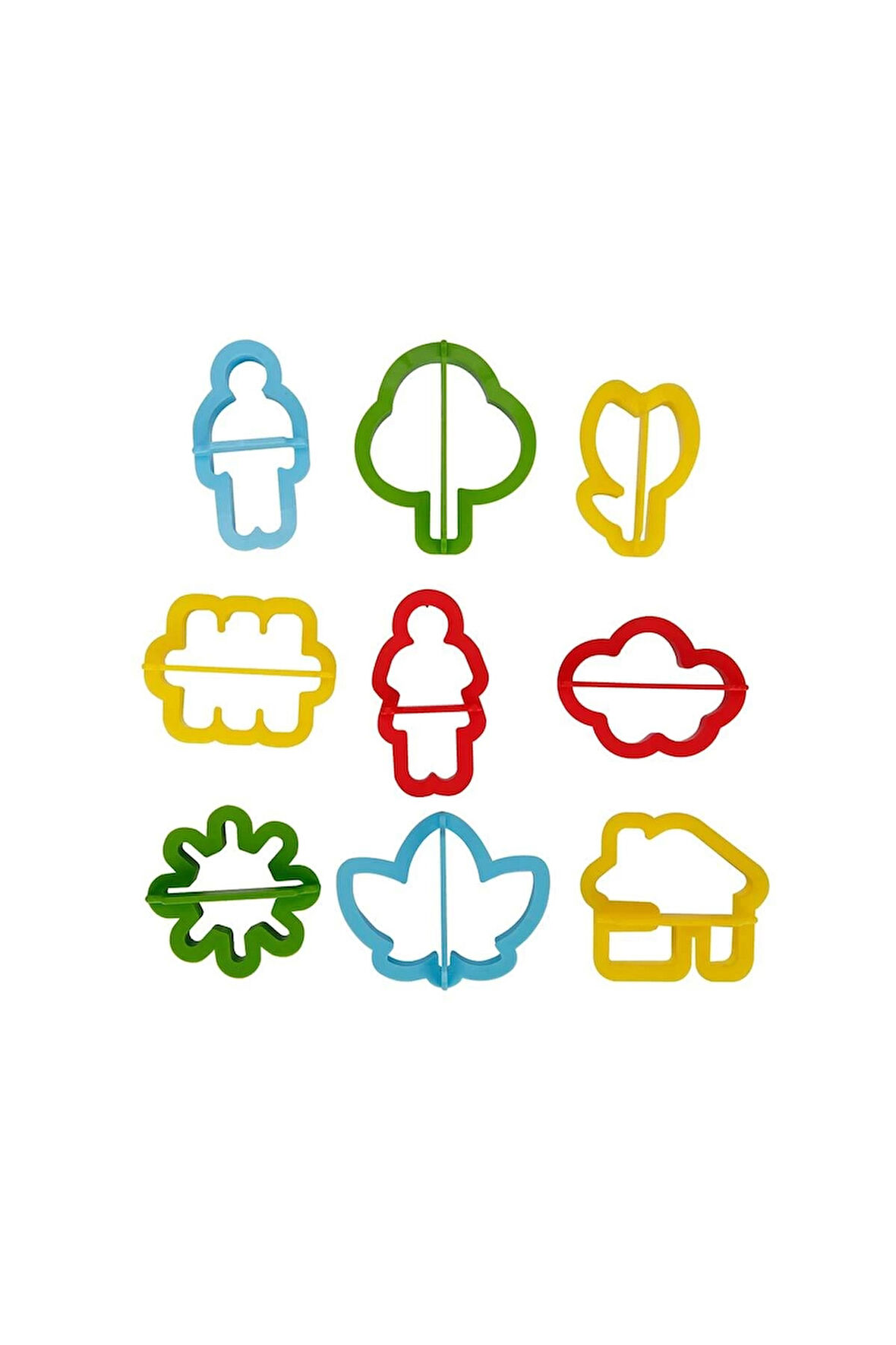 Kız Çocuk Oyuncak Erkek Çocuk Oyuncak 10’lu Oyun Hamuru Kalıp Seti Macera Eğitici Oyuncaklar