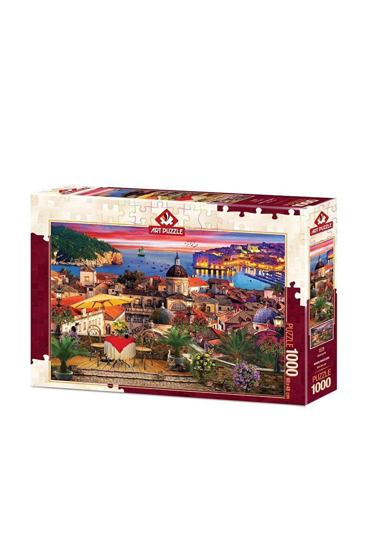 Kız Çocuk Oyuncak 5178 Art Puzzle Dubrovnik 1000 Parça Puzzle Erkek Çocuk Oyuncak Eğitici Oyuncaklar