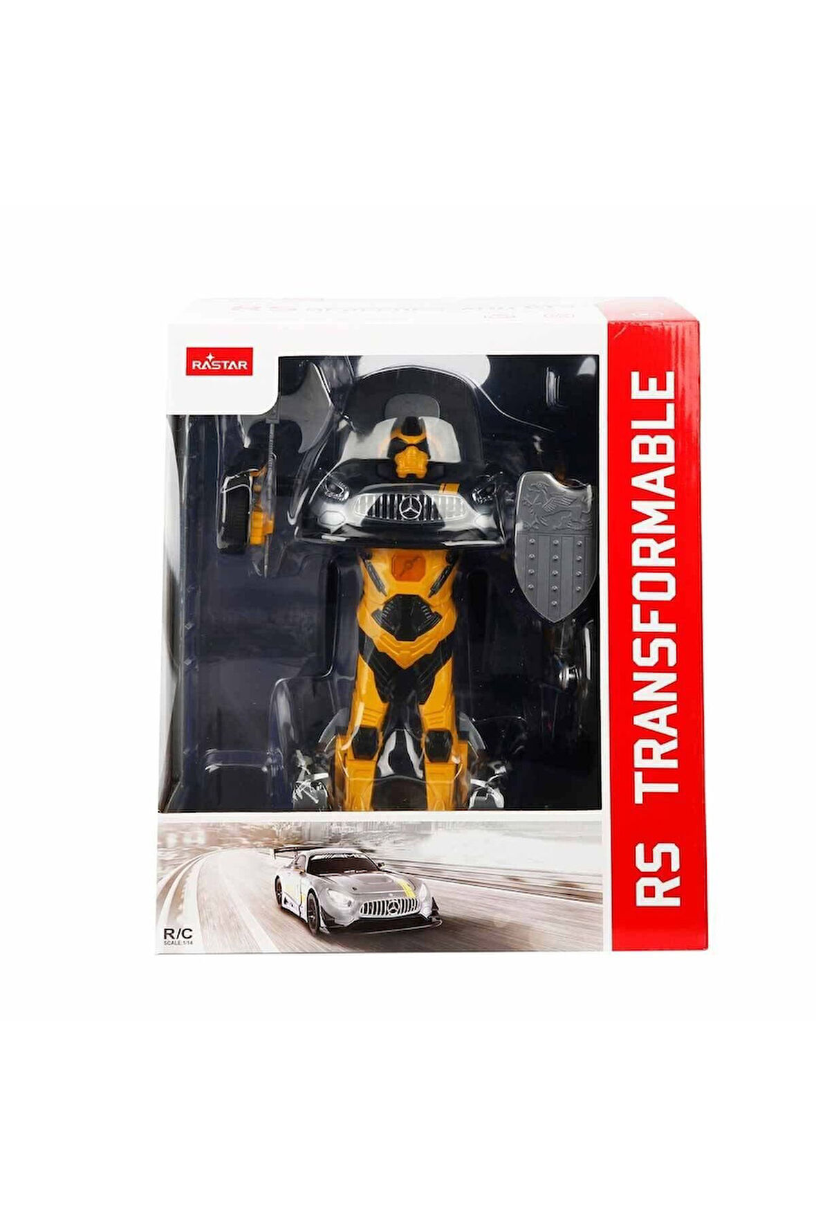 Kız Çocuk Oyuncak 74820 Mercedes Benz AMG GT3 Dönüşebilen Uzaktan Kumandalı Sesl