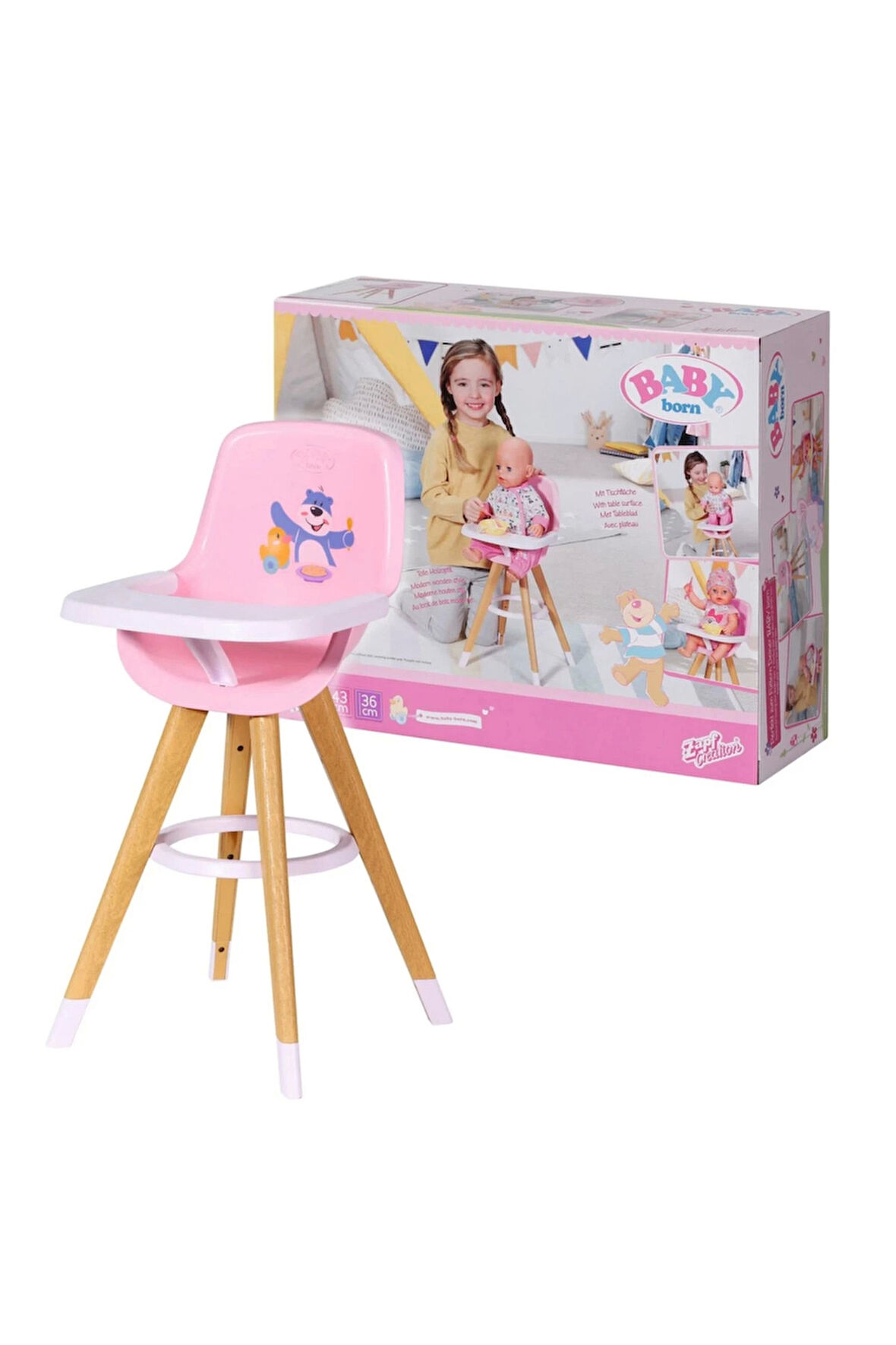 Kız Çocuk Oyuncak Baby Born Highchair Erkek Çocuk Oyuncak Eğitici Oyuncaklar