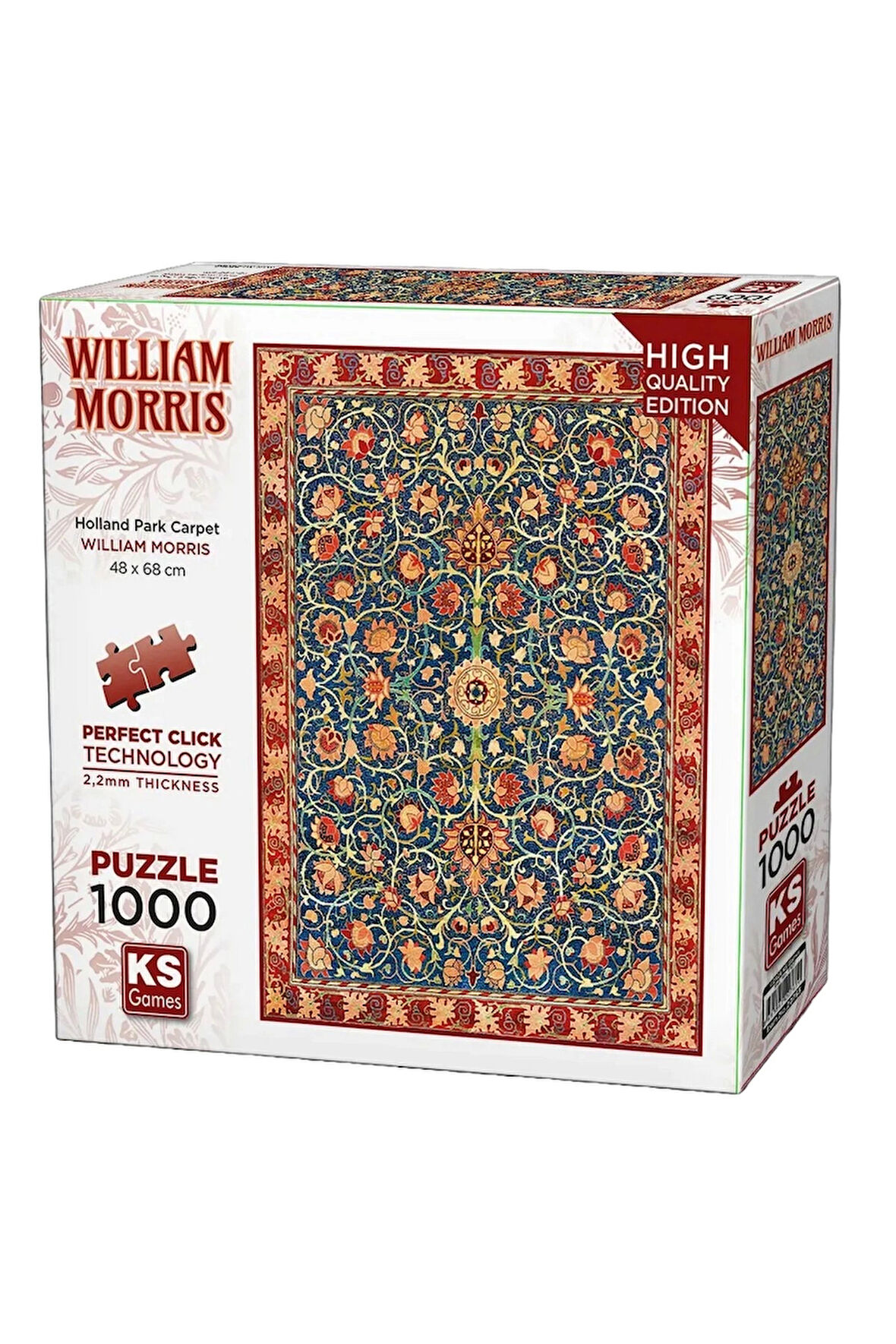 Kız Çocuk Oyuncak KS Games Morris: Holland Park Carpet Puzzle 1000 Parça 20763 E