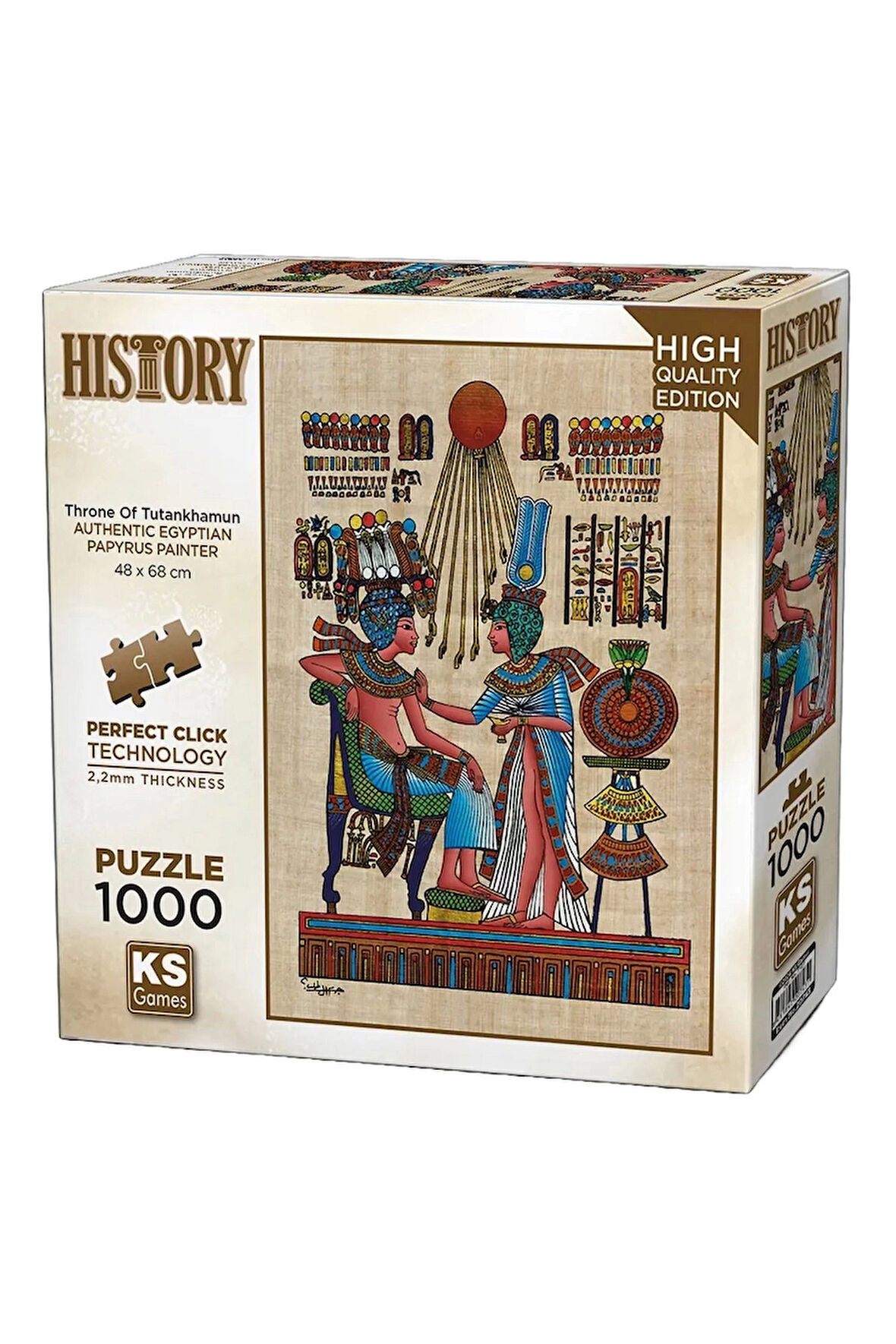 Kız Çocuk Oyuncak KS Games Papirus Throne of Tutankhamun Puzzle 1000 Parça 20743