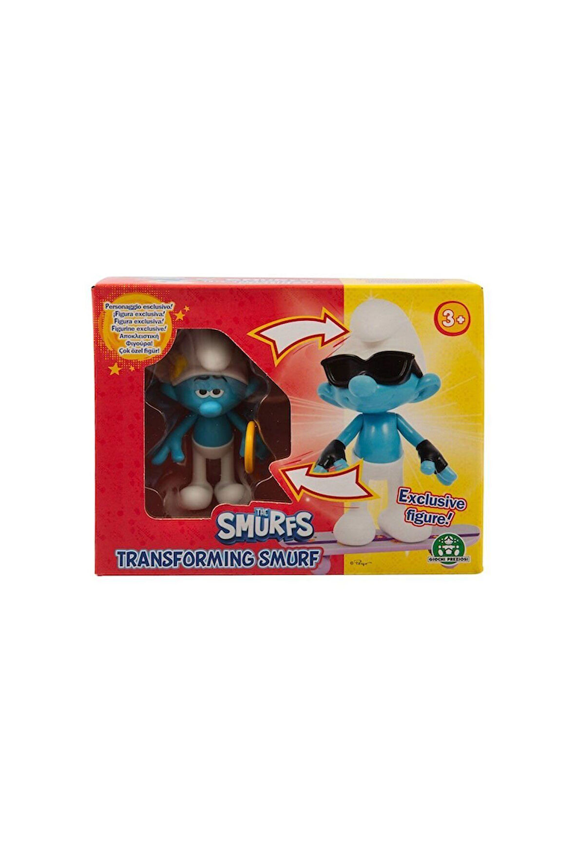 Kız Çocuk Oyuncak PUF23000 Şirinler Dönüşen 10cm Figür Erkek Çocuk Oyuncak Eğitici Oyuncaklar