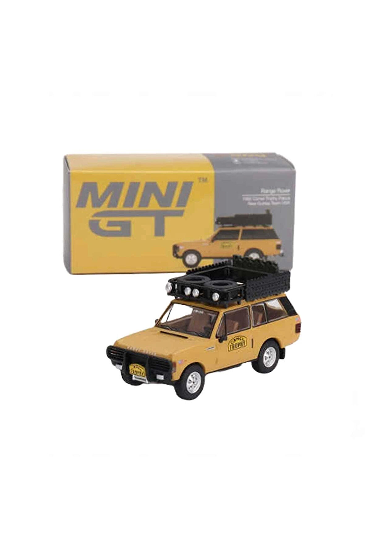 Kız Çocuk Oyuncak Mini GT 1:64 Range Rover 1982 Camel Trophy Papua New Guinea Te