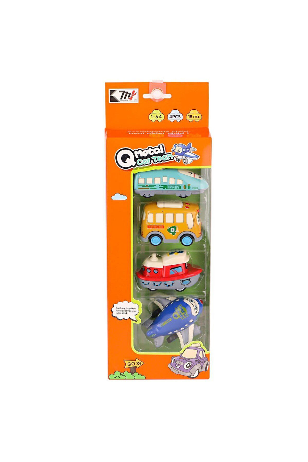 Kız Çocuk Oyuncak 0783-355 Metal Çek Bırak Ulaşım Araçları 1:64 Erkek Çocuk Oyuncak Eğitici Oyuncakl