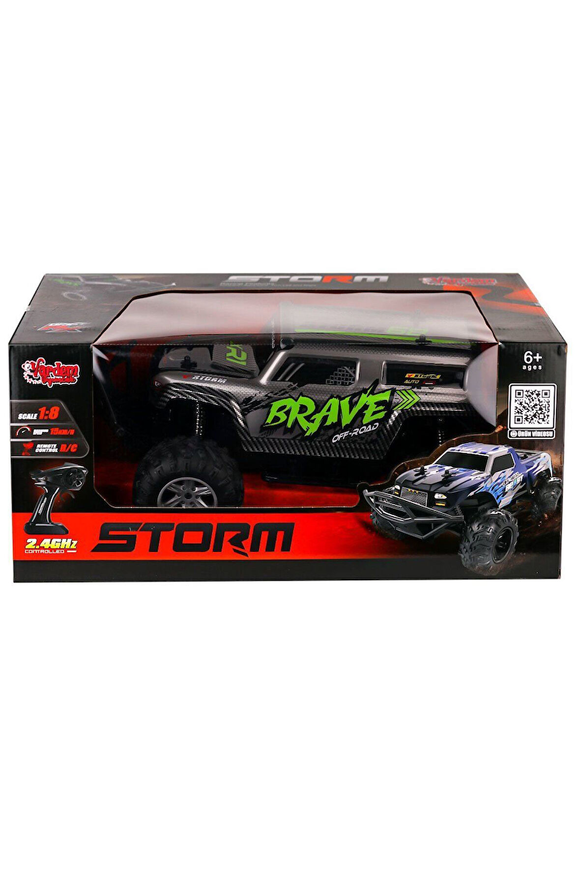 Kız Çocuk Oyuncak SYR-666-838 Kumandalı Şarjlı Storm Jeep 1:18 -Vardem Oyuncak E