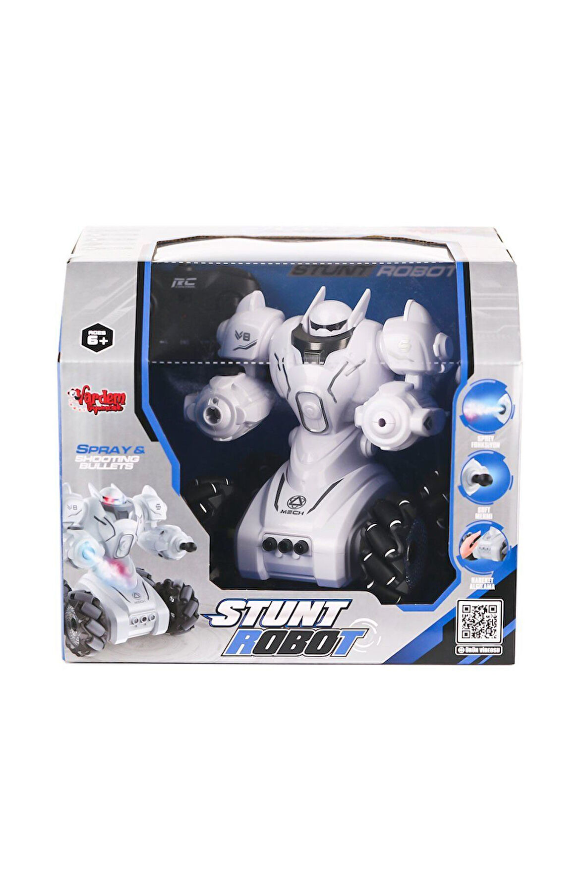 Kız Çocuk Oyuncak SYR-666-861 Kumandalı Şarjlı Işıklı Roket ve Buhar Atan Robot