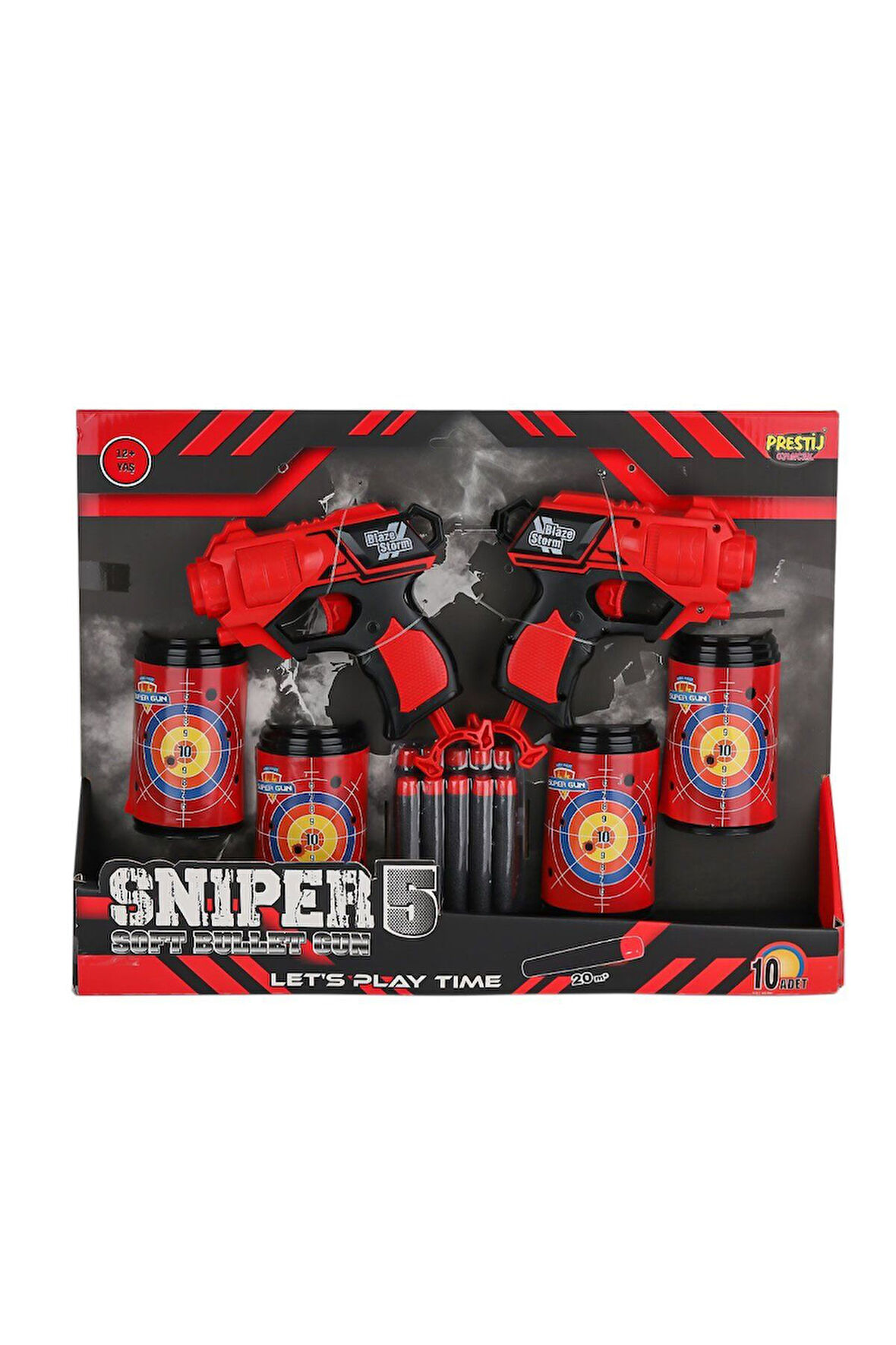 Kız Çocuk Oyuncak FAB 1607 Hedefli Dart Atıcı Tabanca -Prestij Oyuncak Erkek Çocuk Oyuncak Eğitici O