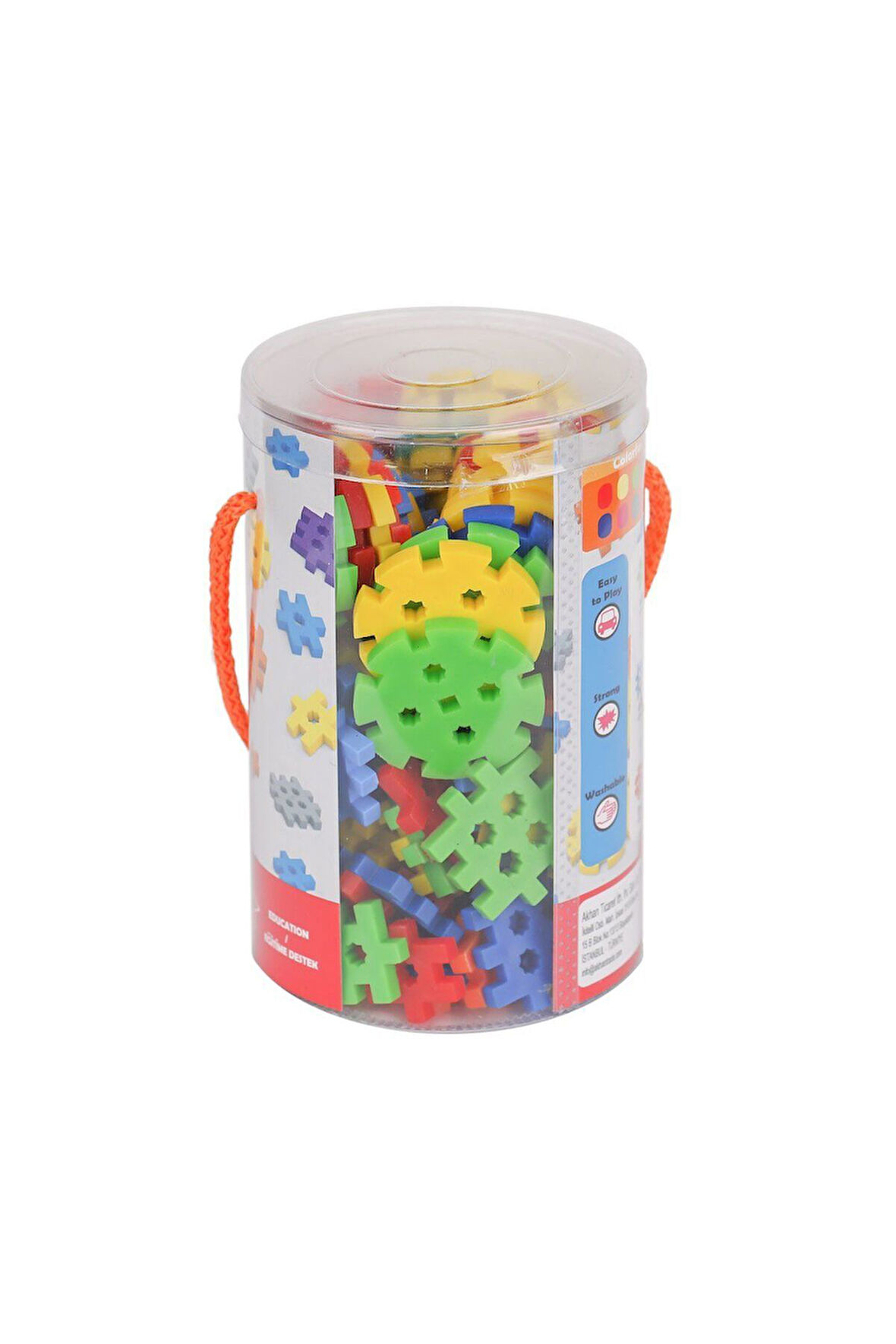 Kız Çocuk Oyuncak SB2404 Sisbro Smart Bricks Waffle 120 Parça Erkek Çocuk Oyuncak Eğitici Oyuncaklar