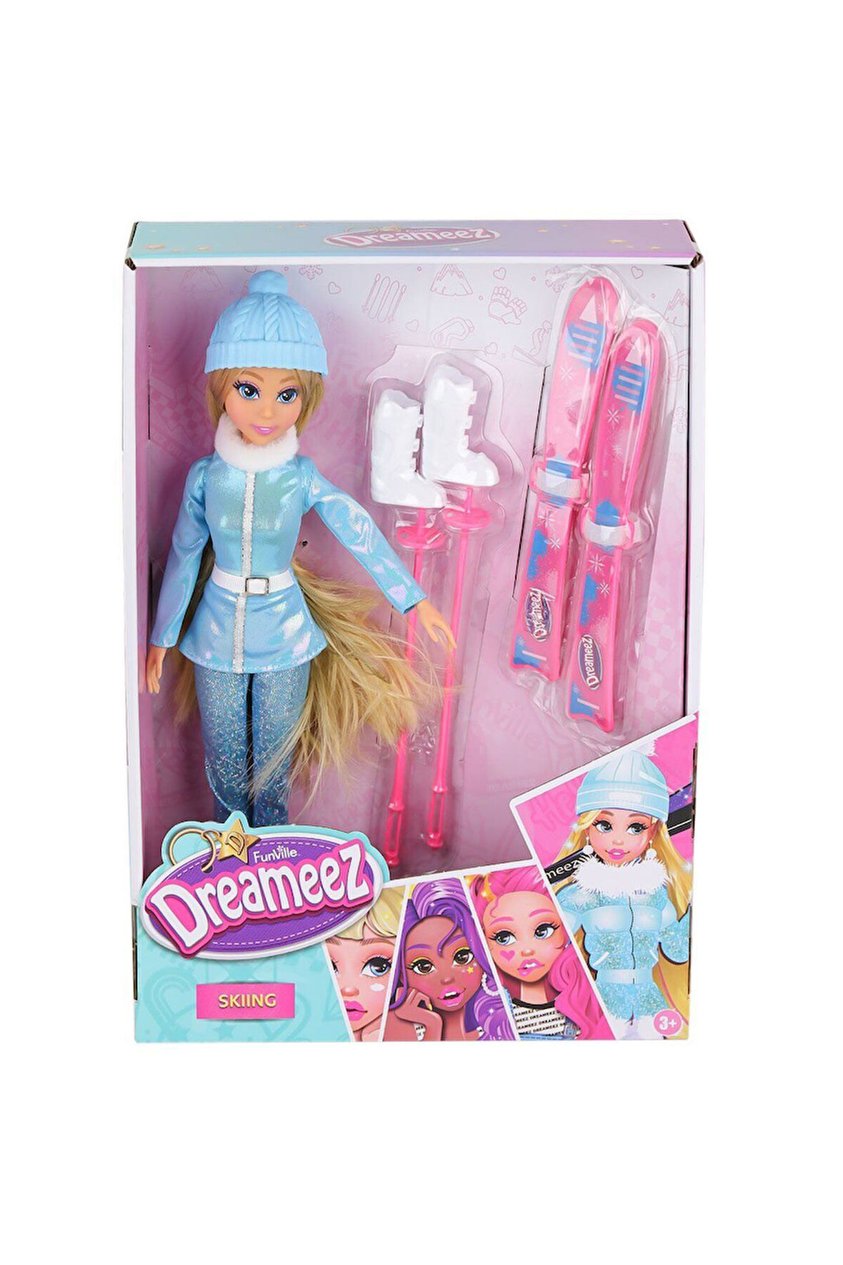 Kız Çocuk Oyuncak 1081030 Dreameez Bebek ve Kayak Seti Erkek Çocuk Oyuncak Eğitici Oyuncaklar