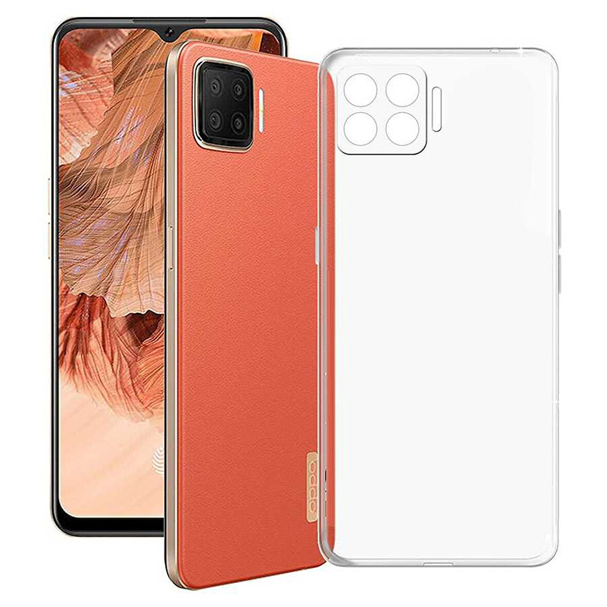 Oppo A73 Kılıf Şeffaf İnce Esnek Silikon Kılıf Zipax-Süper