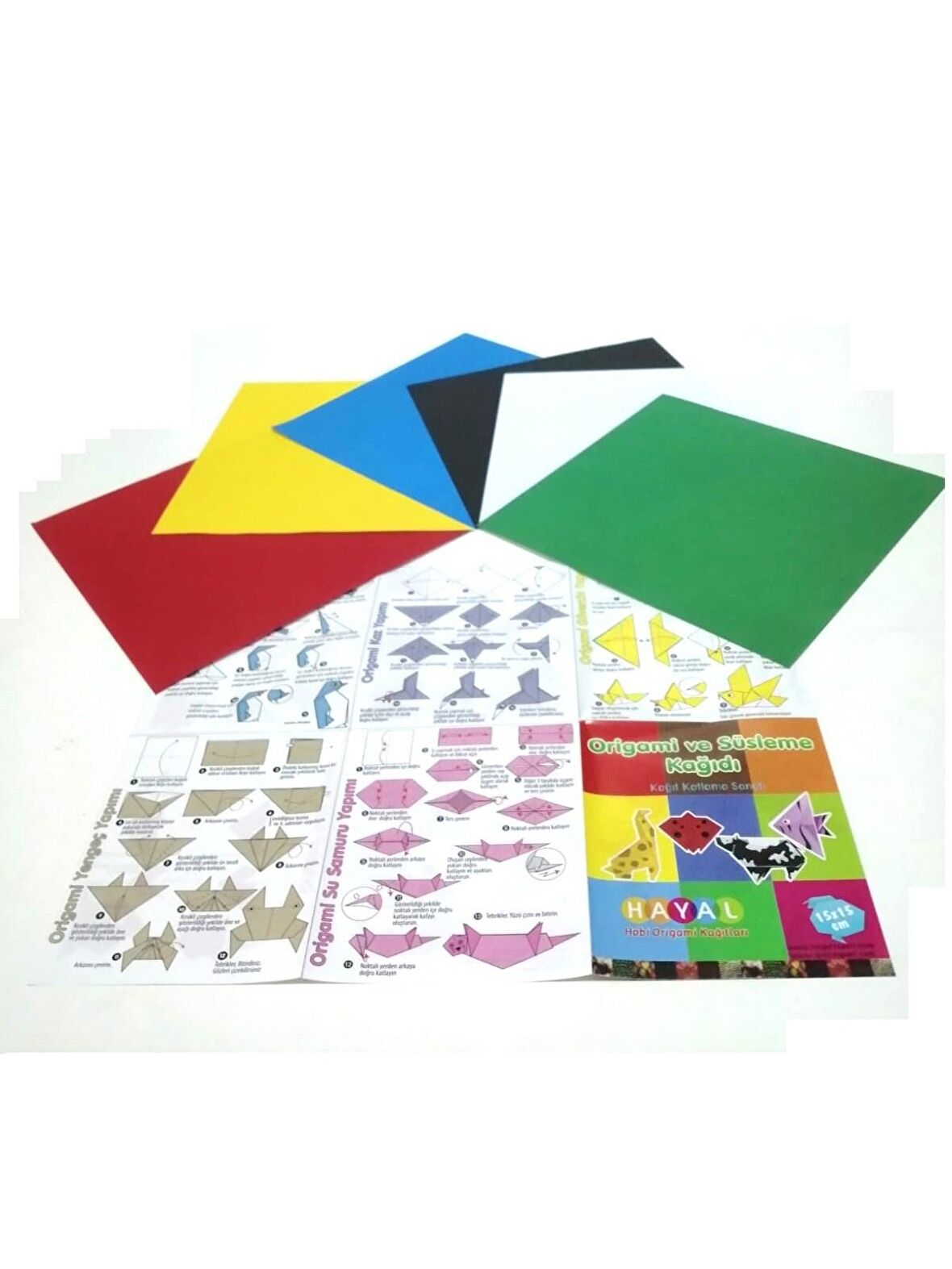 Hayal Origami Kağıt Seti 20*20 cm özel set 24 adetli