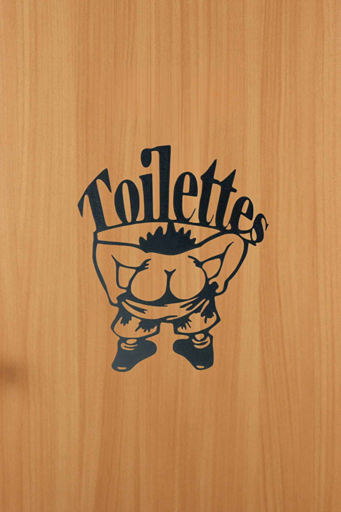 Dekor Tuvalet Wc Eğlenceli Dekorasyon 20 Cm ( Büyük Boy )