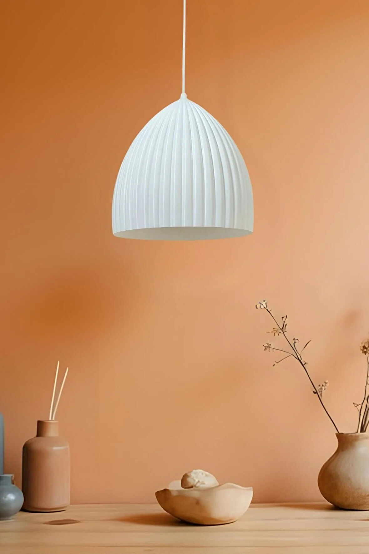 Modern Sarkıt Tekli Bohem Avize ( 23x27 cm ) Salon Mutfak Oturma Odası Cafe Bar