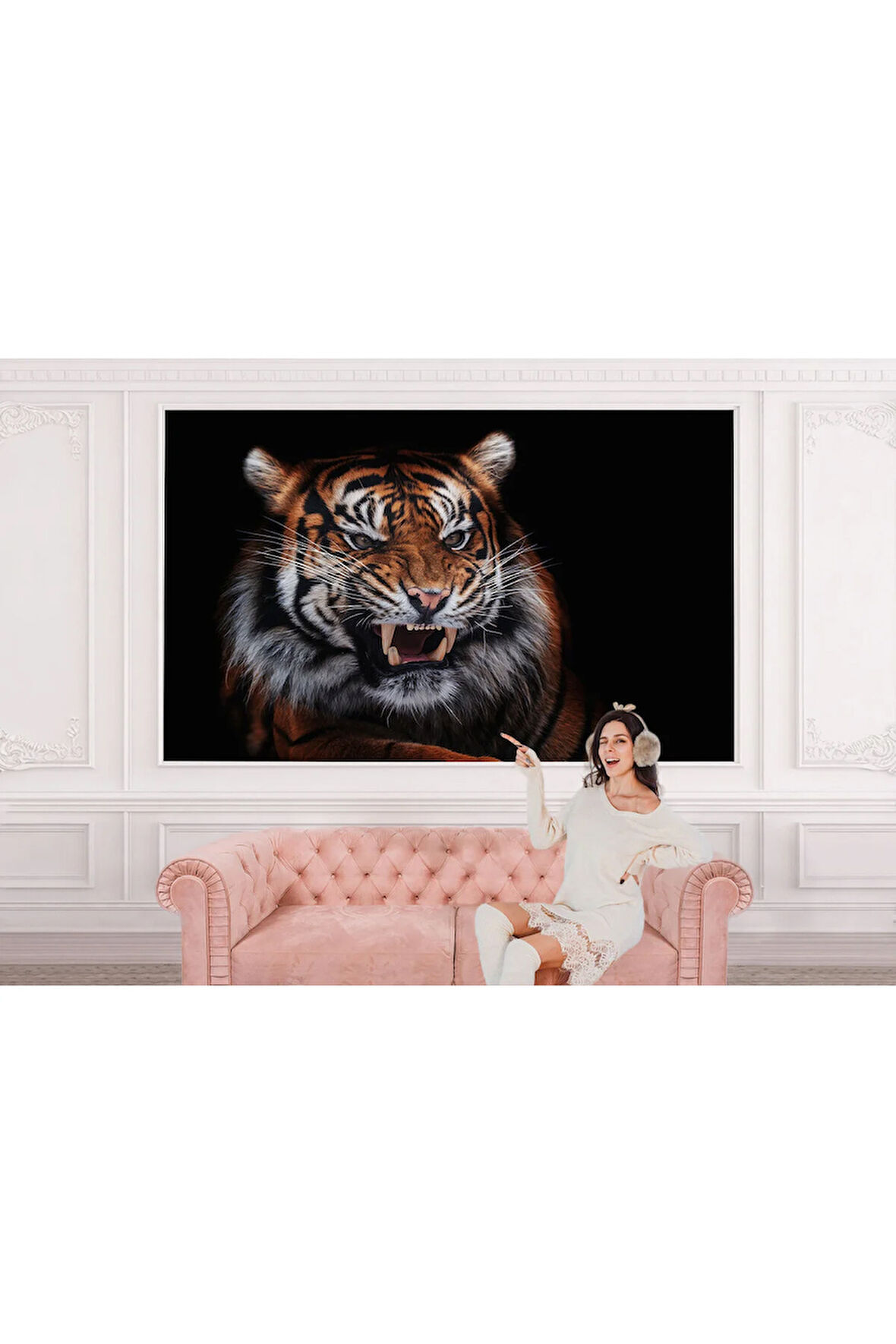 Oxyteez   Vahşi Kaplan Duvar Kağıdı - Posteri-3960 3960