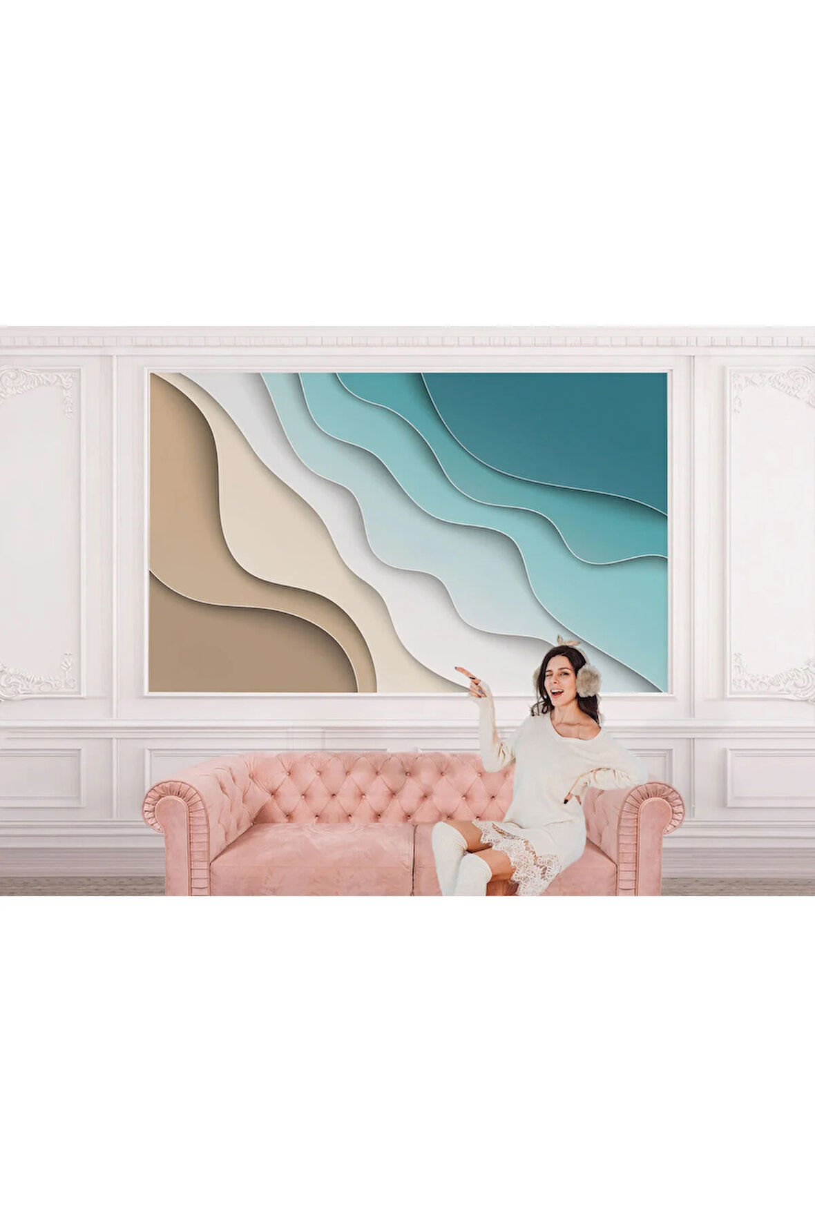 Oxyteez   Soyut Modern Duvar Kağıdı -5511 5511