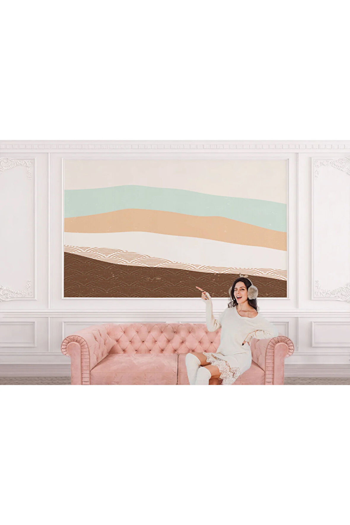 Oxyteez   Boho Stili Modern Duvar Kağıdı-5539 5539