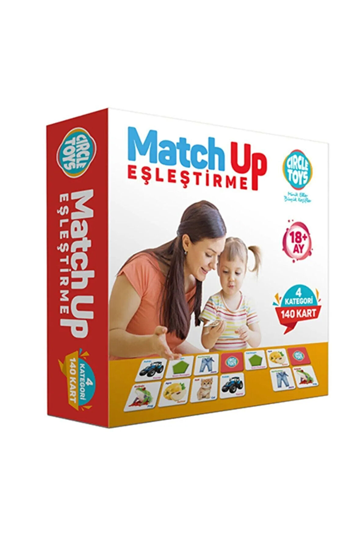 Özlem Toys Match Up Eşleştirme Kartları 140 Parça 4 Kategori Beceri Zeka Gelişimi