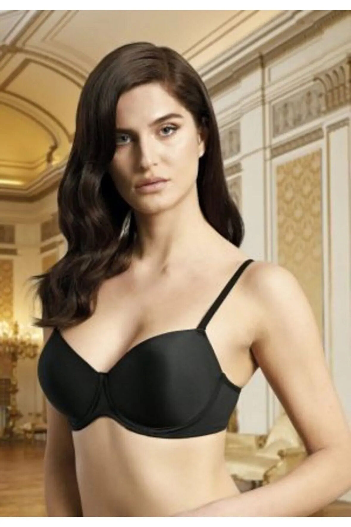 1640 Yumuşak Kap Sütyen Siyah