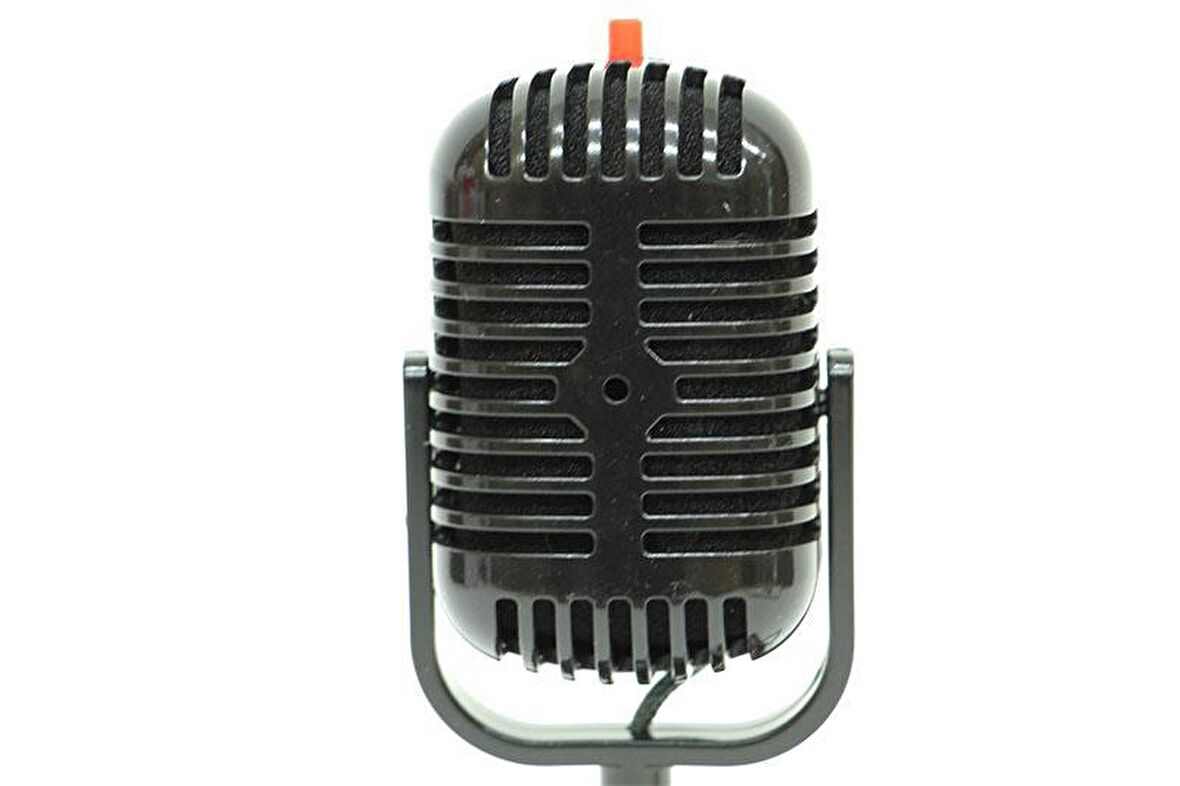 Mikrofon Siyah Karaoke Speaker Hediyelik